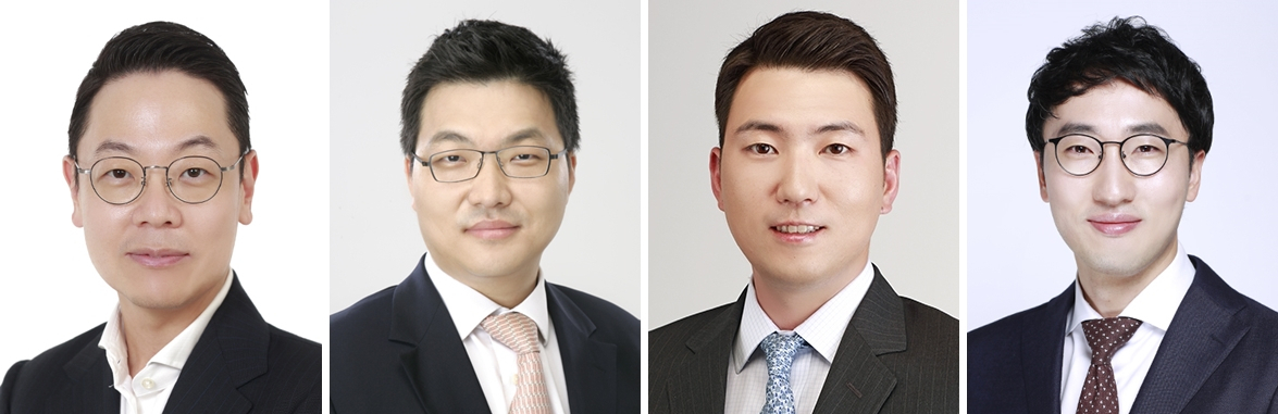 보스턴컨설팅그룹 코리아가 김지훈(왼쪽부터), 김형곤 BCG 코리아 신임 대표 파트너와 강상욱, 이석형 신임 MD파트너를 승진 임명했다. [보스턴컨설팅그룹 코리아 제공]