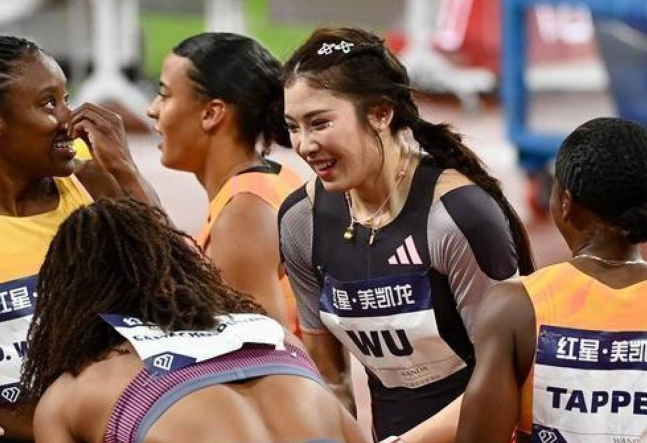 우옌니가 지난 5월 20일 2024년 다이아몬드 리그 대회 여자 100m 허들 경기에 출전한 모습. [SCMP]