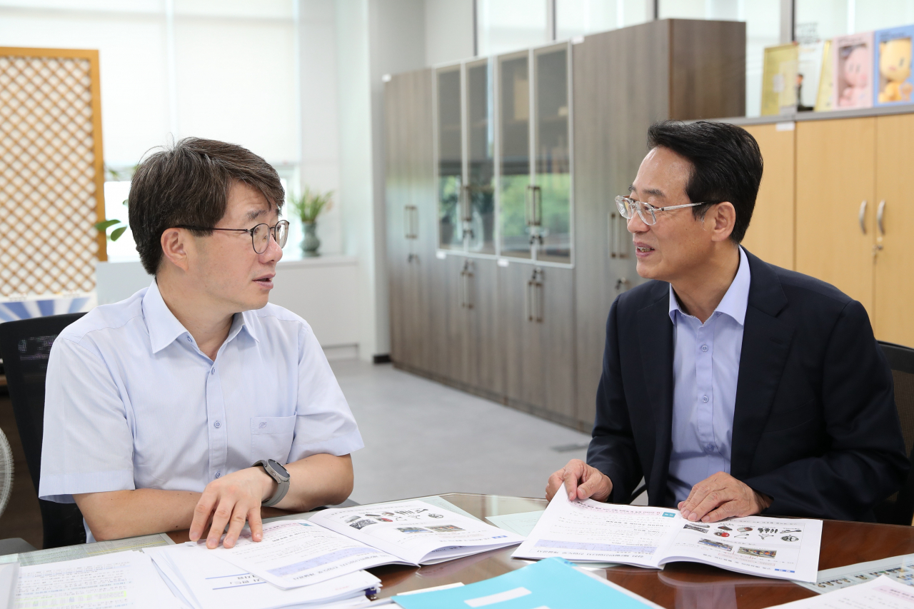 강진원군수 기재부 방문