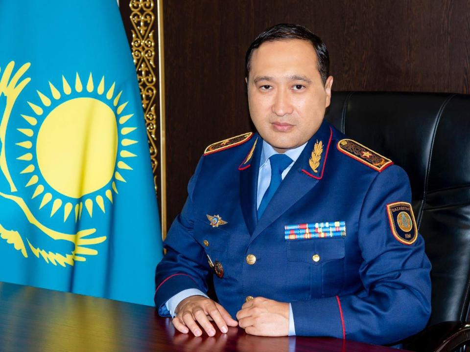 Kazakhstan‘s Deputy Minister of Internal Affairs Saitbekov Aidar. (Ministry of Internal Affairs of the Republic of Kazakhstan)