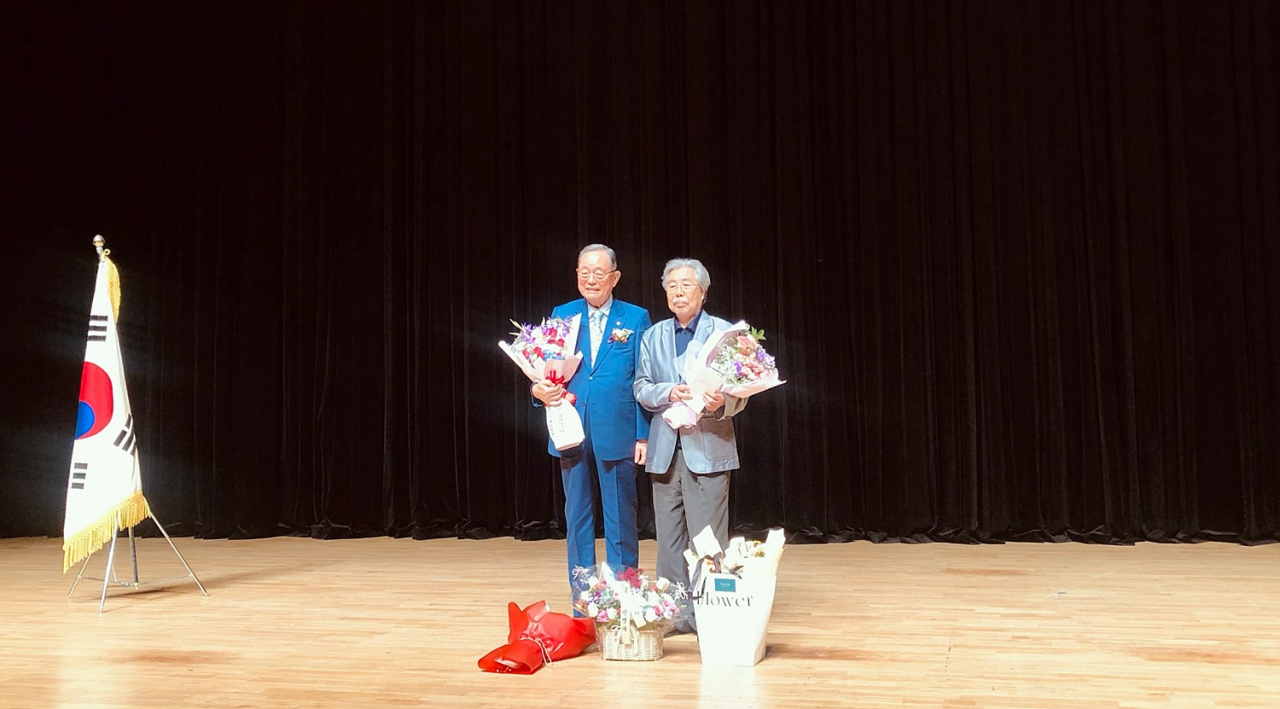 문순태작가 수상 현장