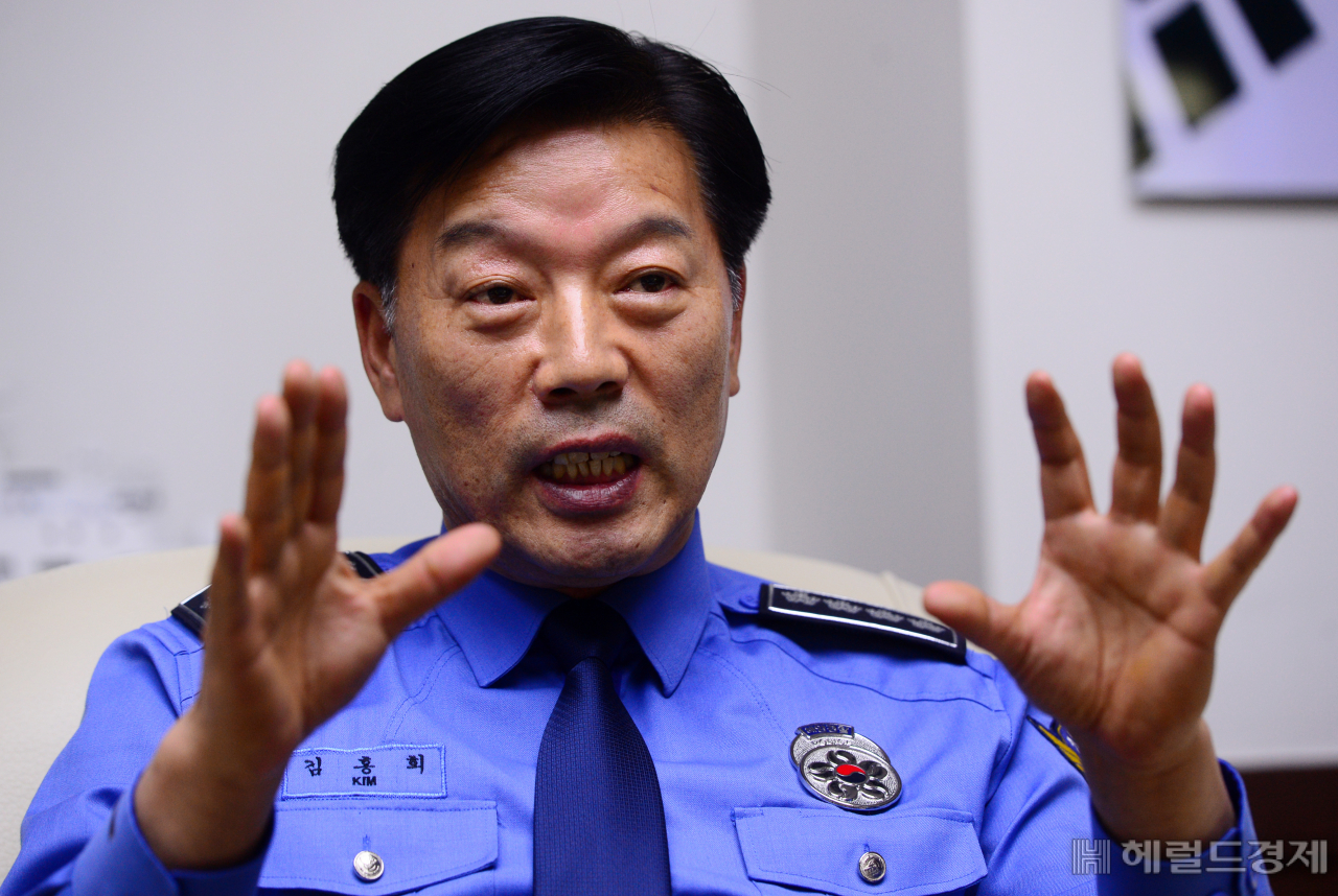 김홍희 전 해양경찰청장. 박해묵 기자