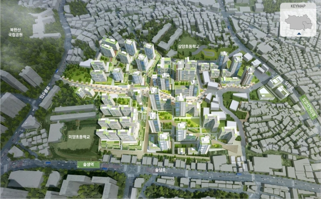 미아동 791-2882 일대 신속통합기획 [서울시 제공]