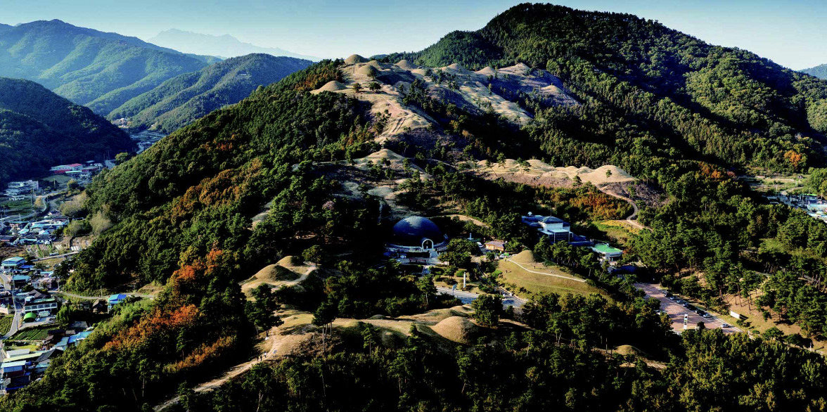 고령 지산동 고분군 전경. [국가유산청]