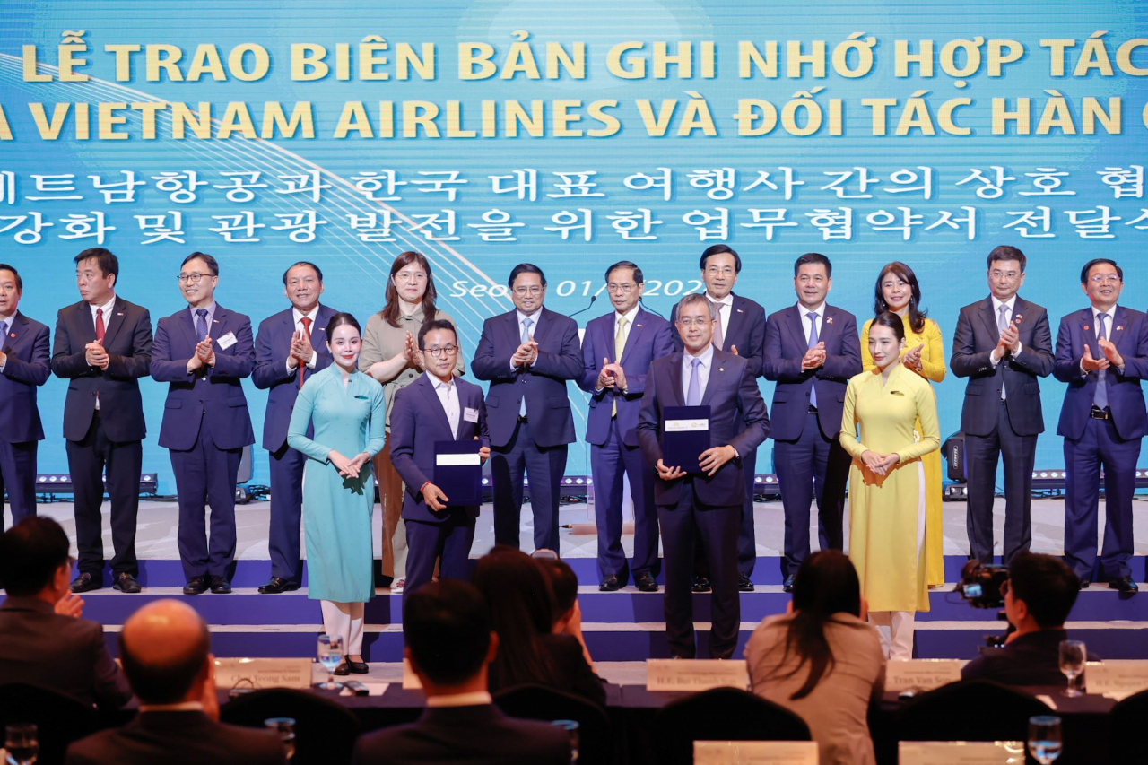 베트남항공 한국 취항 30주년 기념식 및 한국파트너와의 협약식