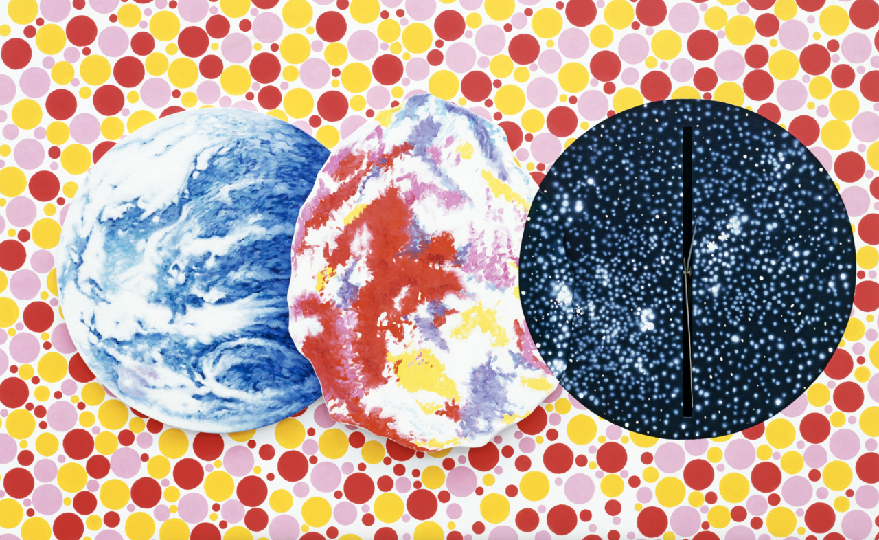 제임스 로젠퀴스트, 본질적 존재, 2015, 캔버스에 유채. [2024 James Rosenquist, Inc. / Licensed by Artists Rights Society (ARS), NY]