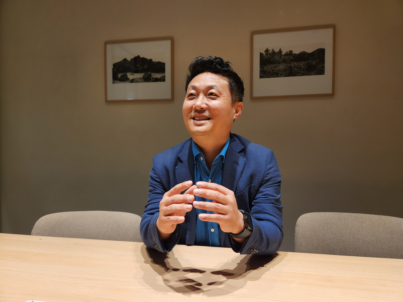 김창록 신세계백화점 뉴리테일팀장이 4일 신세계백화점 강남점에서 헤럴드경제와 인터뷰 중이다. 정석준 기자