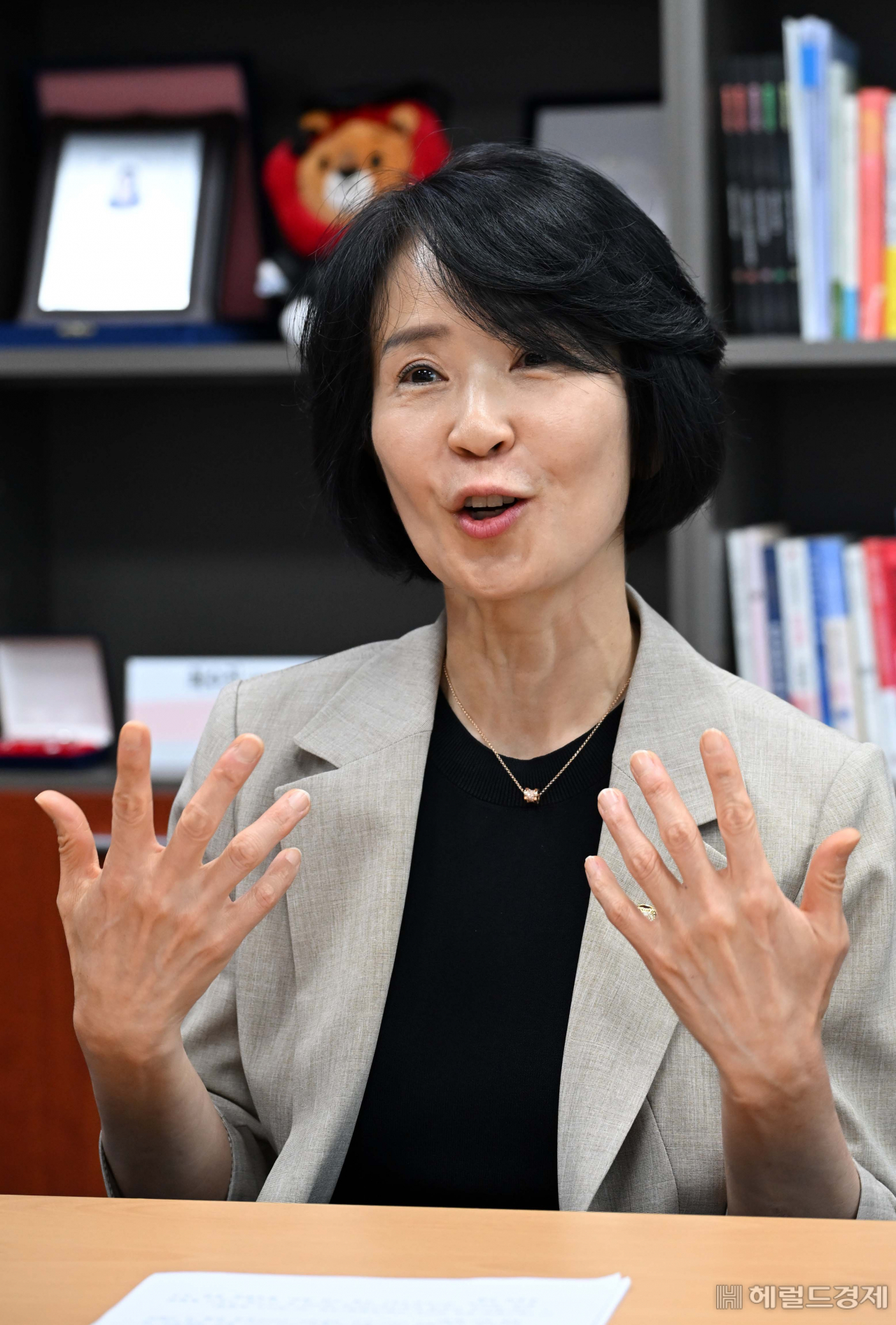 최수진 국민의힘 의원이 5일 오후 서울 여의도 국회 의원회관에서 헤럴드경제와 인터뷰를 하고 있다. 이상섭 기자
