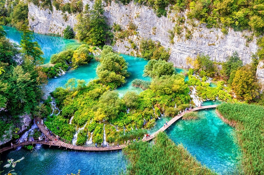 동유럽 크로아티아 플리트비체