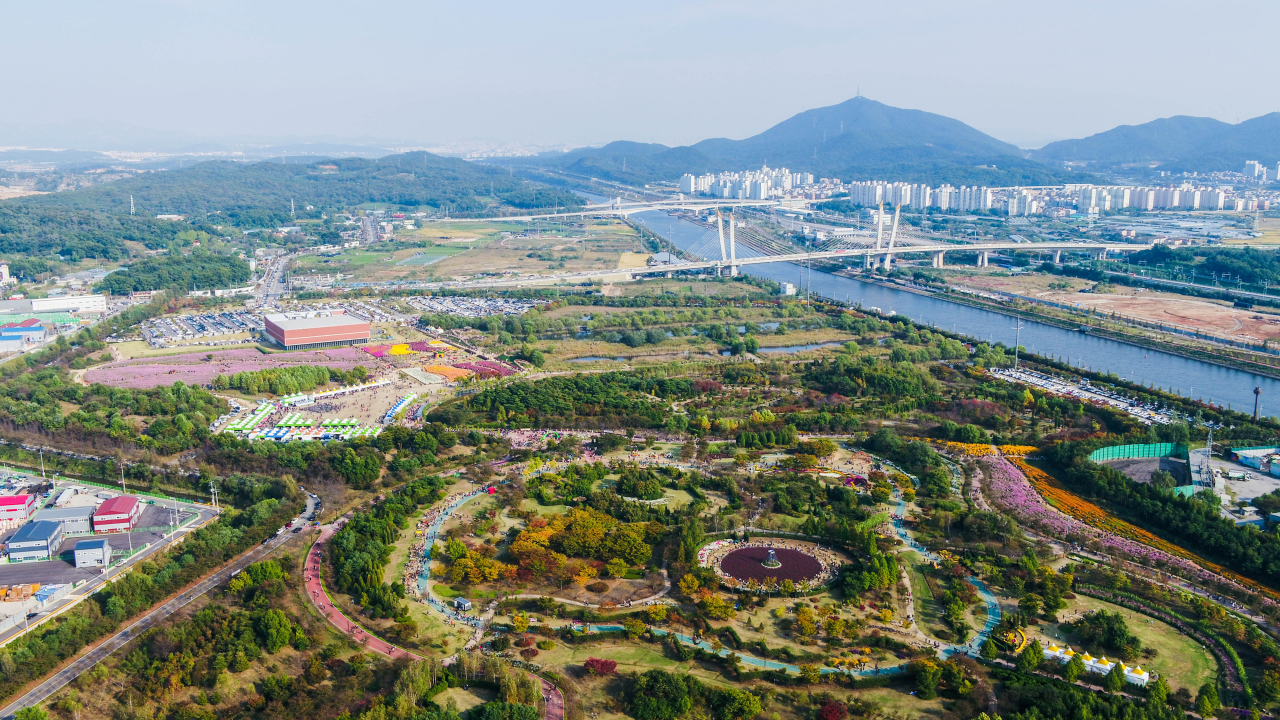 인천 드림파크 야생화단지(2023년 모범 도시숲).