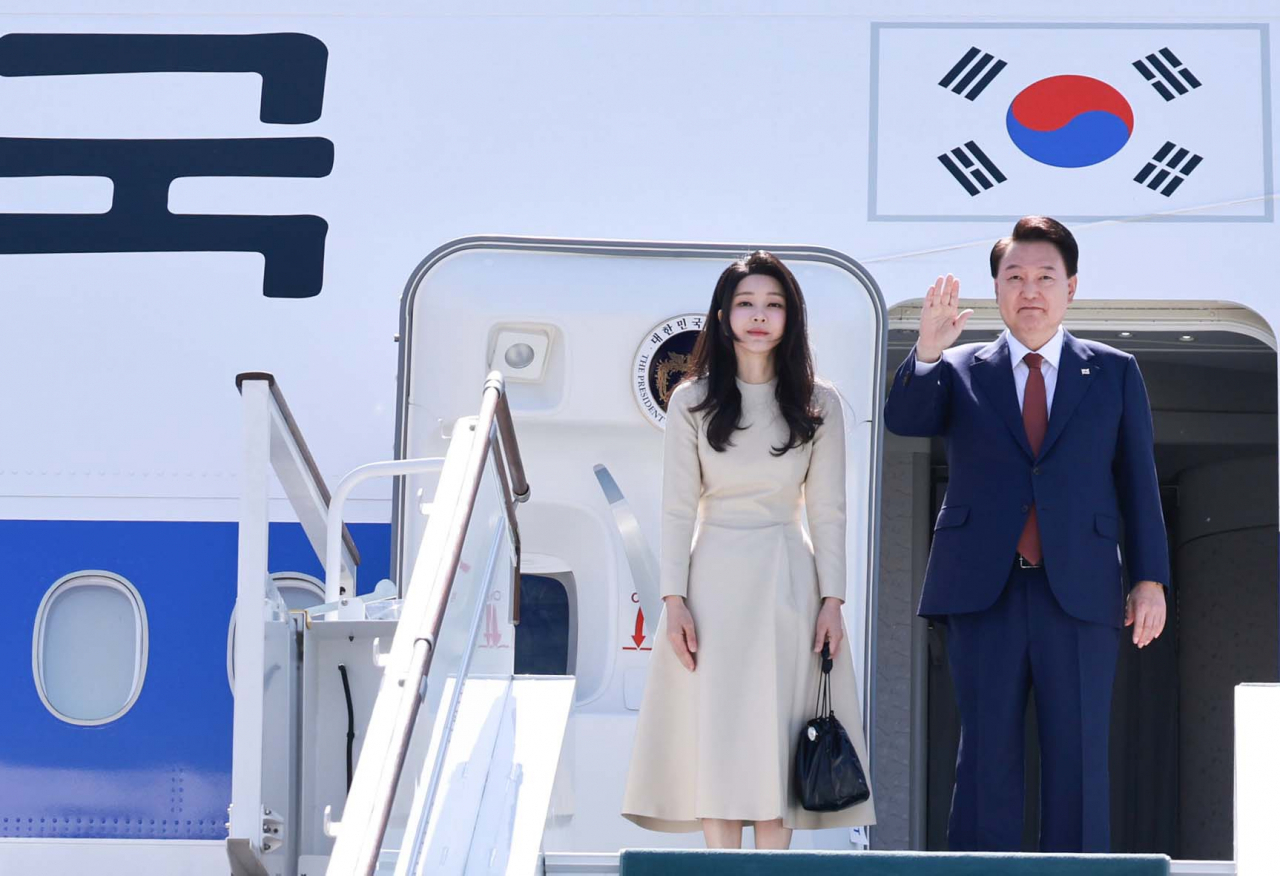 윤석열 대통령과 김건희 여사. [연합]