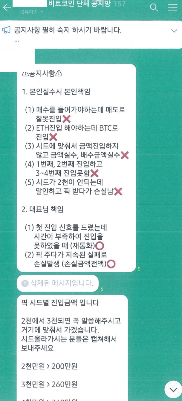 사기 일당이 활용한 투자리딩방[경기남부경찰청 제공]