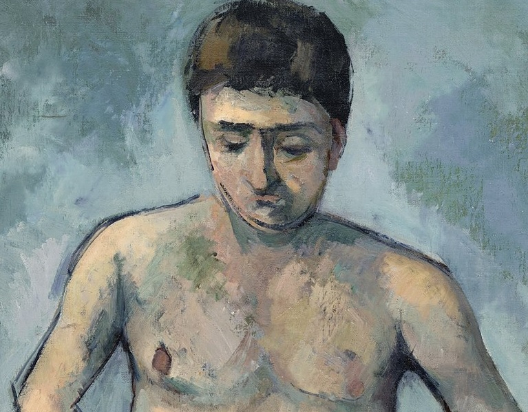 폴 세잔, '목욕하는 사람'(일부), 1885, 캔버스에 유채, 127x96.8cm, 뉴욕 현대미술관