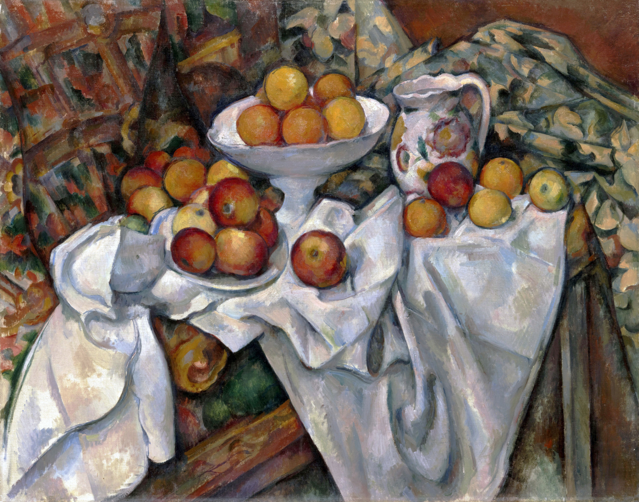 폴 세잔, '사과와 오렌지', 1895~1900, 캔버스에 유채, 73x92cm, 오르세 미술관