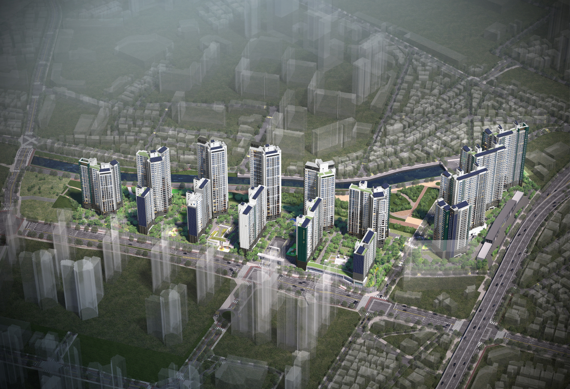 푸르지오 라디우스 파크 조감도 [대우건설]