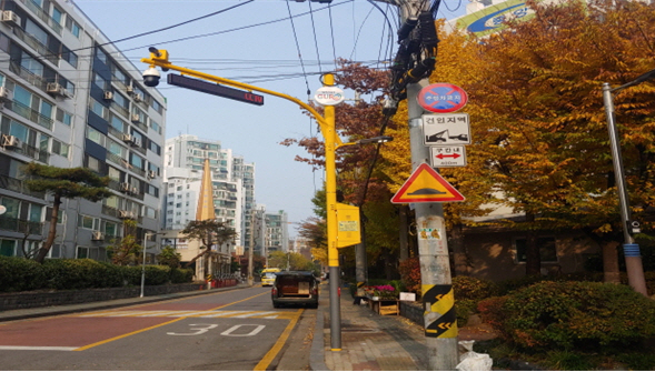 서울 구로구에 설치된 지능형 CCTV [구로구 제공]