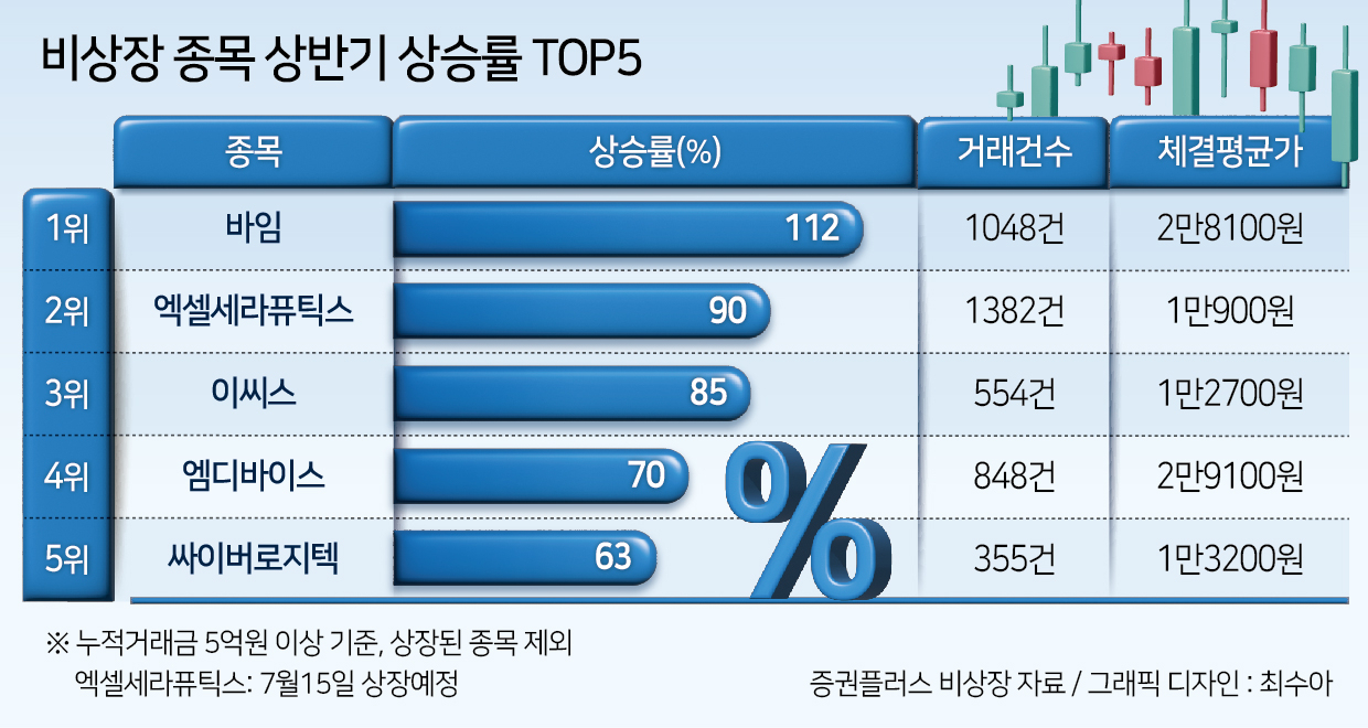 “IPO만 하면 대박”…비상장사 투자 ‘선(先)학개미’ 상반기 최애종목 봤더니 [투자360]