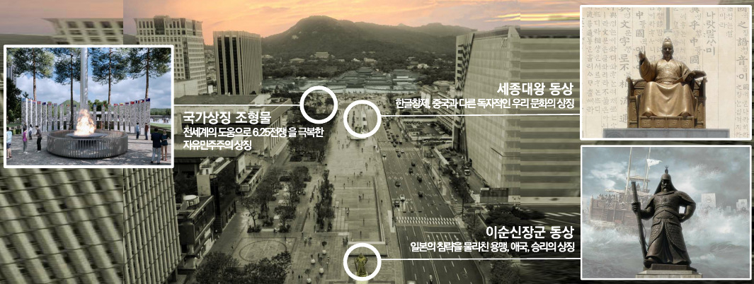 국가상징 조형물 조성 위치.[서울시 제공]