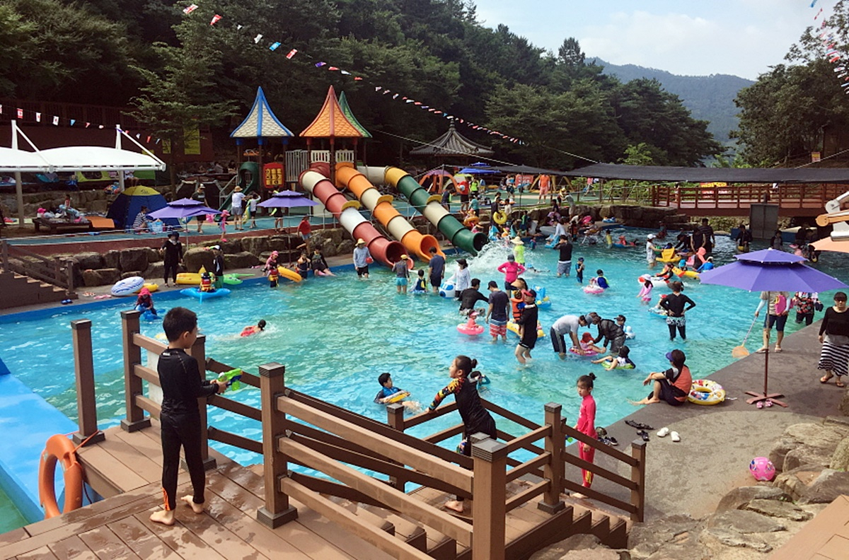 금성산 물놀이 장