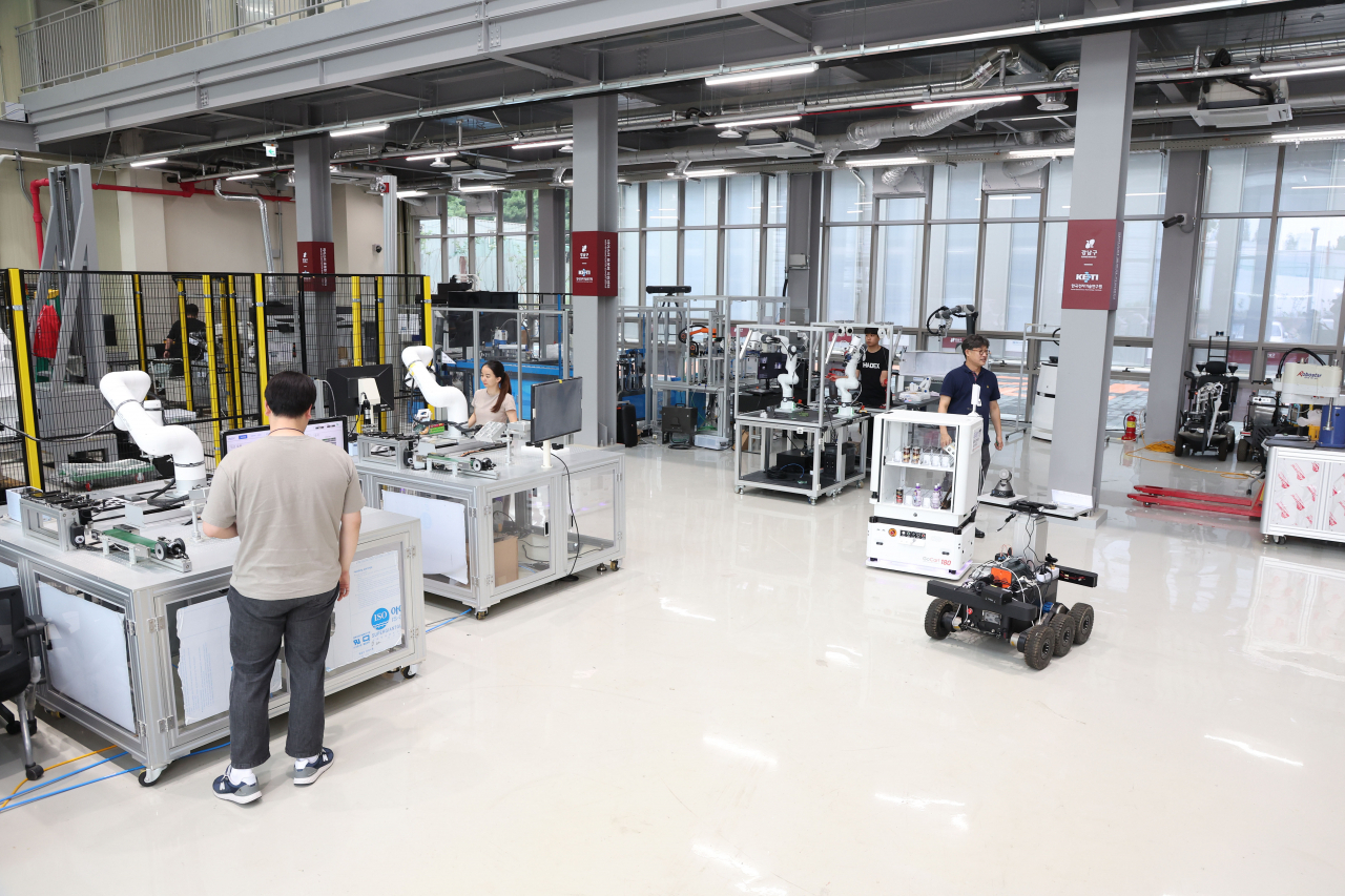 서울 강남구가 조성한 로봇플러스 테스트필드 모습 [강남구 제공]