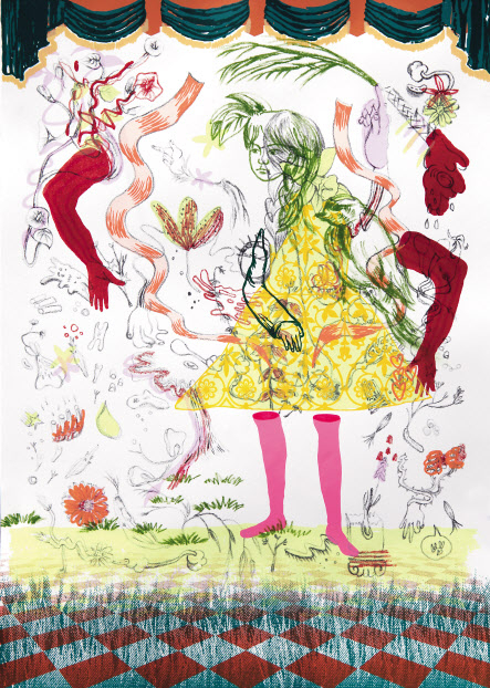 라킴, 진공 속의 봄, 종이에 석판화와 실크스크린, 48&times;35cm, 2024