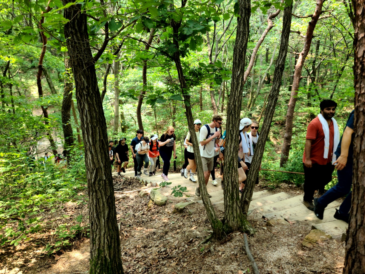 외국인들 서울 등산에 푹 빠지다..10대 명산 500명 도전[함영훈의 멋·맛·쉼]