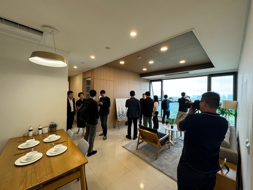 하노이 스타레이크 시티 이미 분양을 마친 아파트. [서영상 기자]