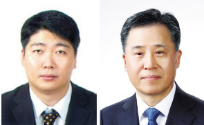 메리츠증권 김종민(왼쪽) 신임 기업금융·관리 대표와 장원재 S&T·리테일 대표 [메리츠증권 제공]