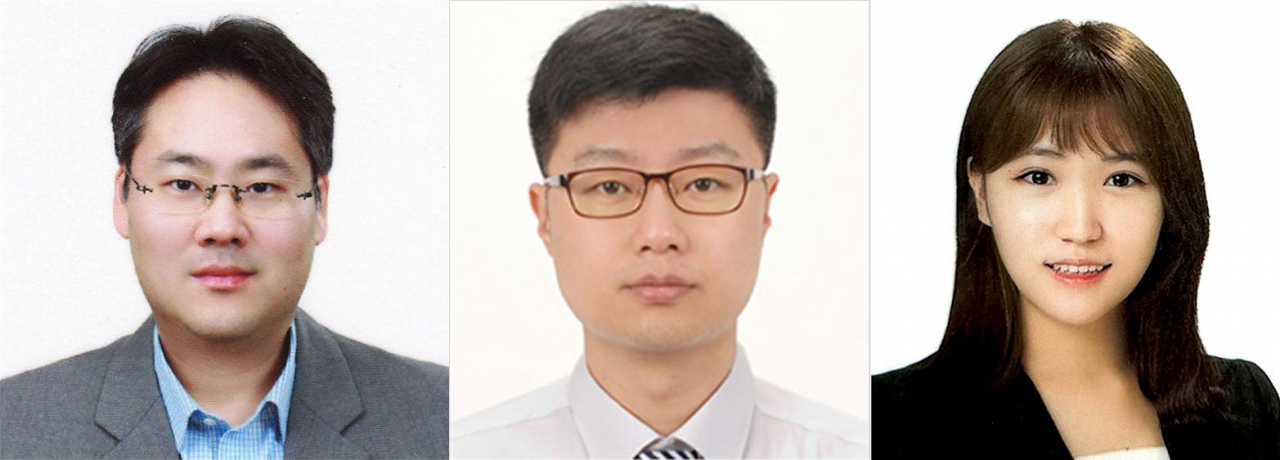 울산대 의과대학 연구팀. (왼쪽부터) 이창환 교수, 진준오 교수, 박사과정 김소정 씨. [사진=울산대]