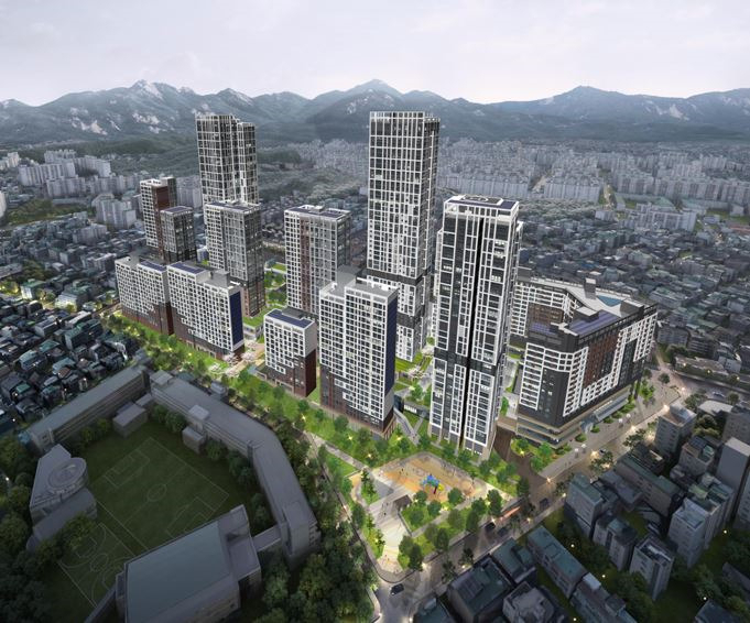 쌍문역 서측 도심 공공주택 복합지구 조감도[사진=서울시 제공]
