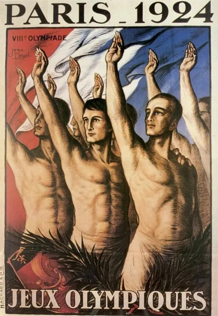 1924년 8회 파리 올림픽 포스터