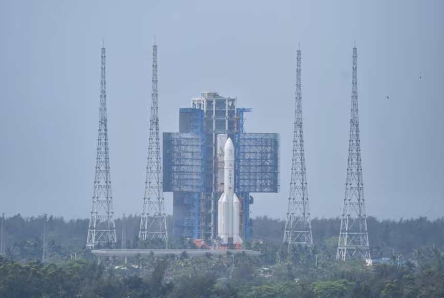 중국 창이 5호의 일러스트. [나사(NASA) 제공]