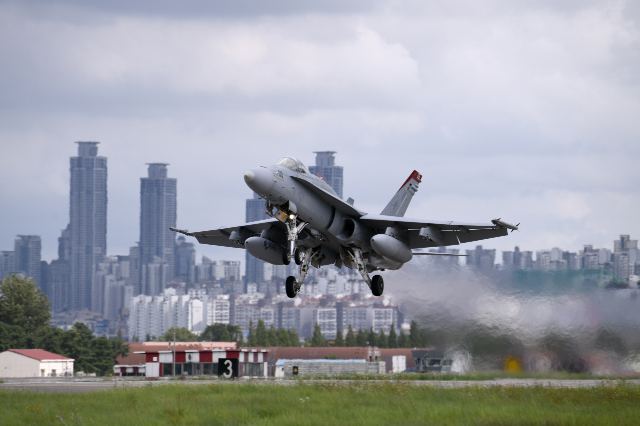 F-35B, 한반도 전개 한미훈련…“한반도 만일의 상황 대비 임무 수행”