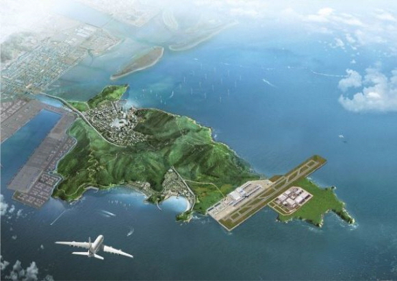 부산 가덕도신공항 조감도. [사진=부산시]