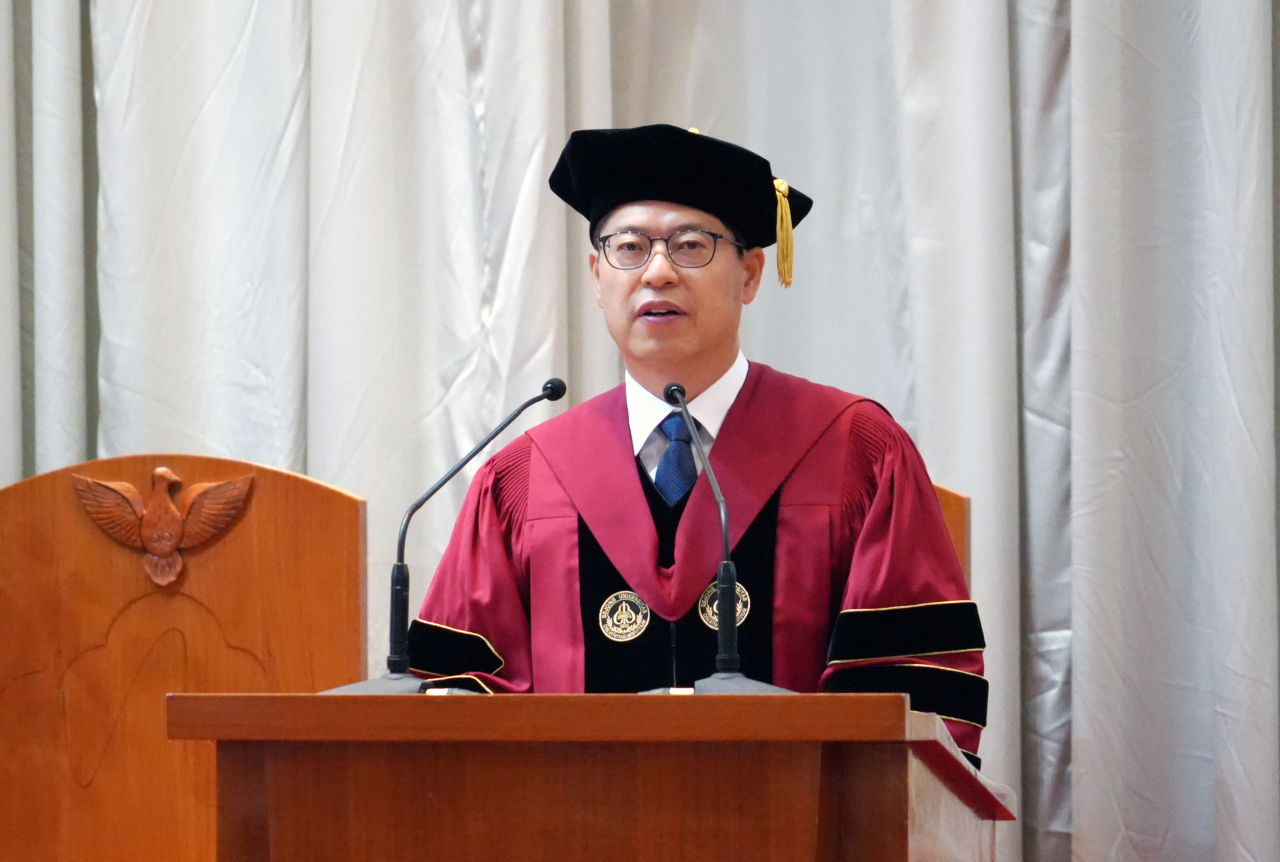 세종대학교 제15대 엄종화 총장이 취임했다. [세종대 제공]