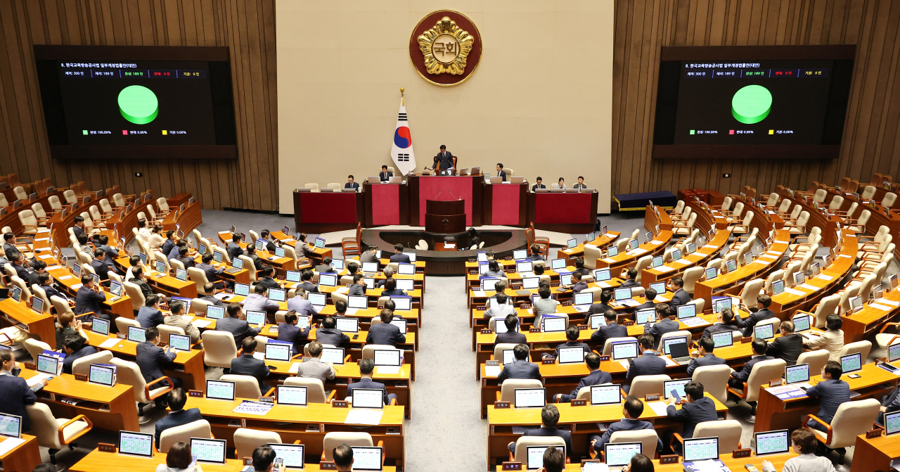 5박6일 ‘방송4법’ 국회통과…거부권-재표결 도돌이표만 남았다 [이런정치]