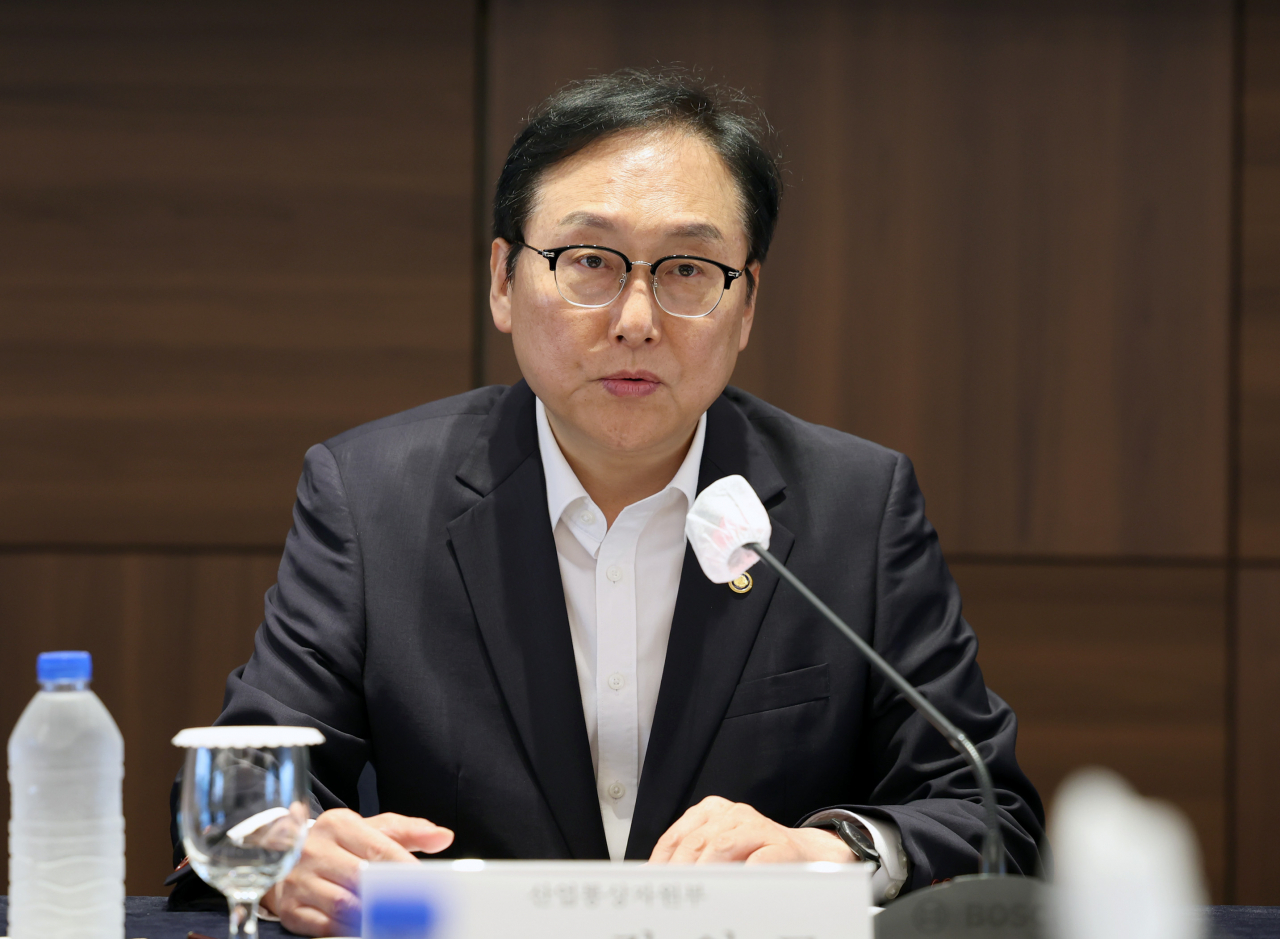 정인교 산업통상자원부 통상교섭본부장. 연합뉴스