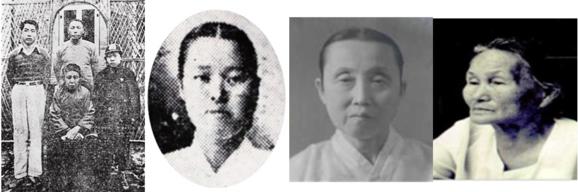 국가보훈부는 31일 “2024년 8월의 독립운동가로 (왼쪽부터) 곽낙원, 임수명, 이은숙, 허은 선생을 선정했다”고 밝혔다. [보훈부 제공]