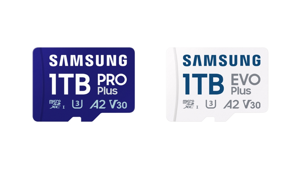 삼성전자 ‘PRO Plus(플러스)’와 ‘EVO Plus’ 1TB 제품 이미지[삼성전자 제공]