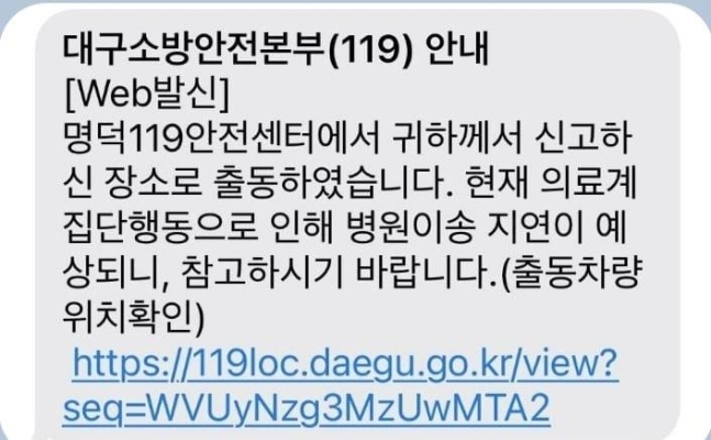 임현택 의협 회장이 전날 자신의 페이스북에 올린 문자메시지 캡처. [임현택 의협 회장 페이스북 갈무리]