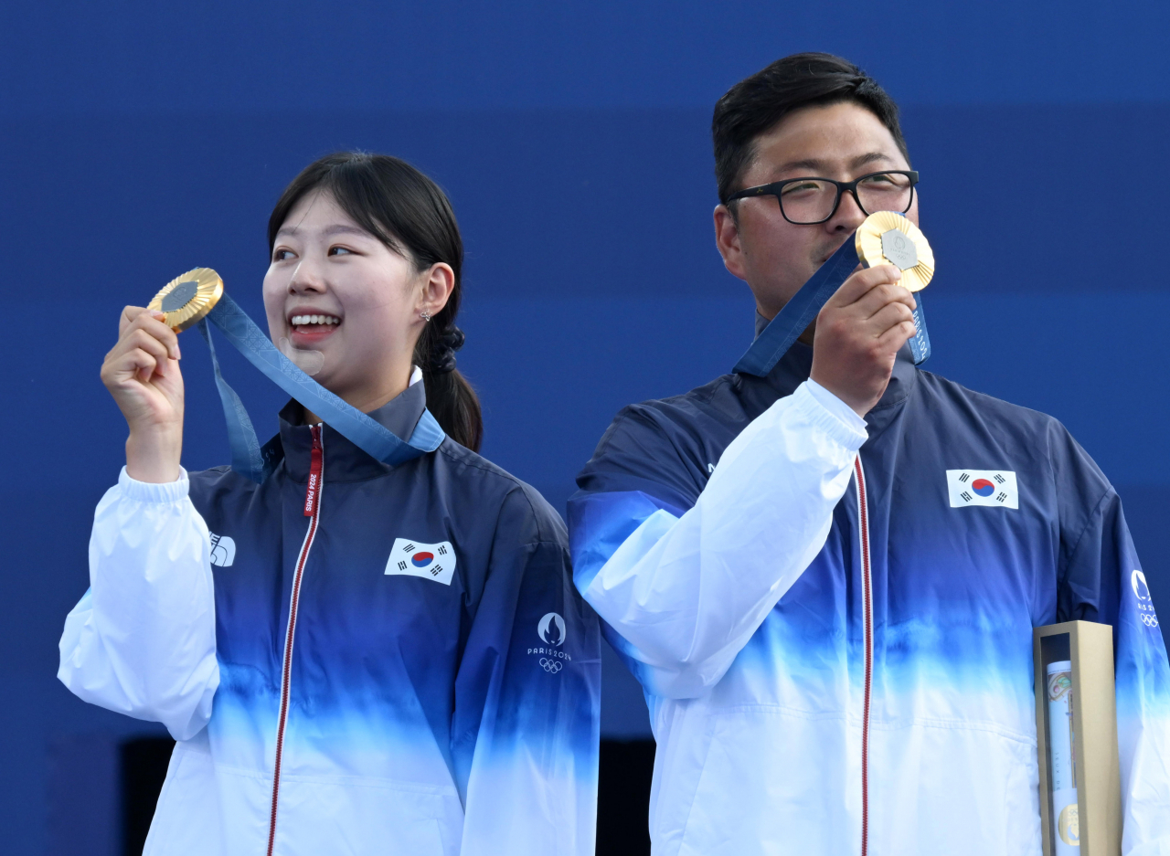 “고구려때부터 활 잘 쐈다는데” 외신 질문에, 김우진의 현답 [파리2024]