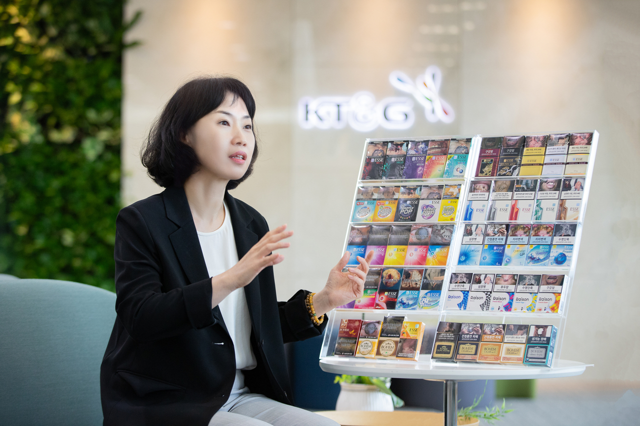 김혜수 KT&G 브랜드실장. [KT&G 제공]
