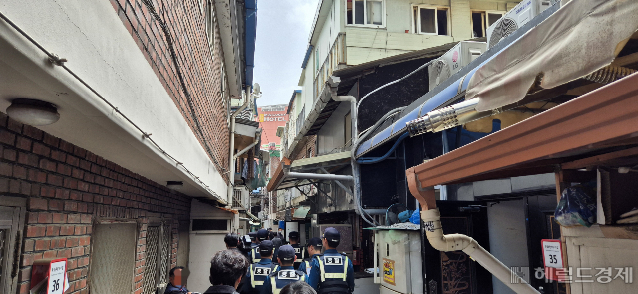 순찰하고 있는 기동순찰대 모습. [헤럴드DB]
