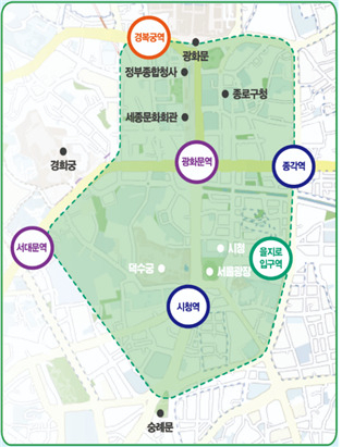 일회용컵 회수 시범사업 대상구역[환경부 제공]