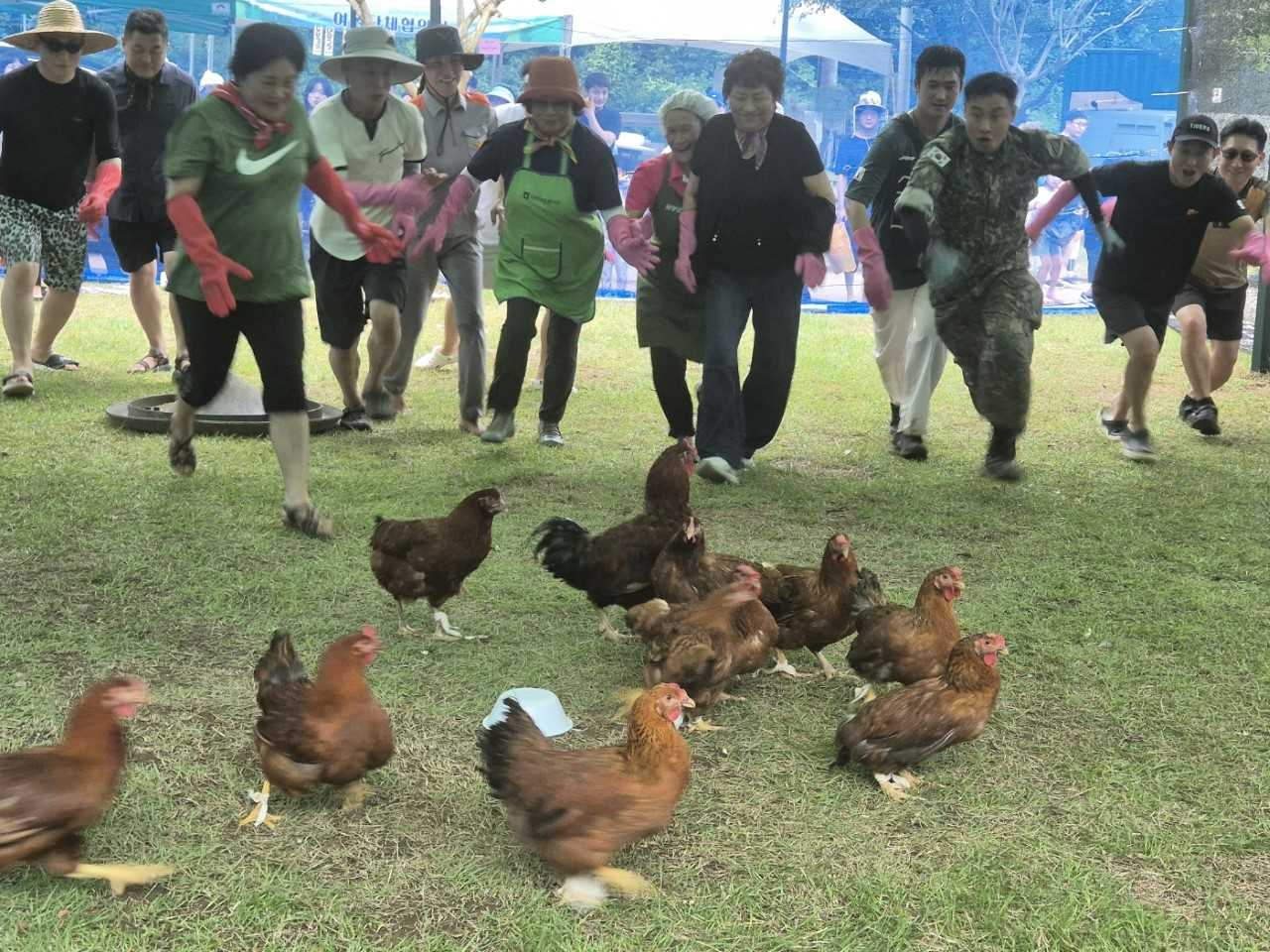 담양 한재골 수목정원 물축제 인기