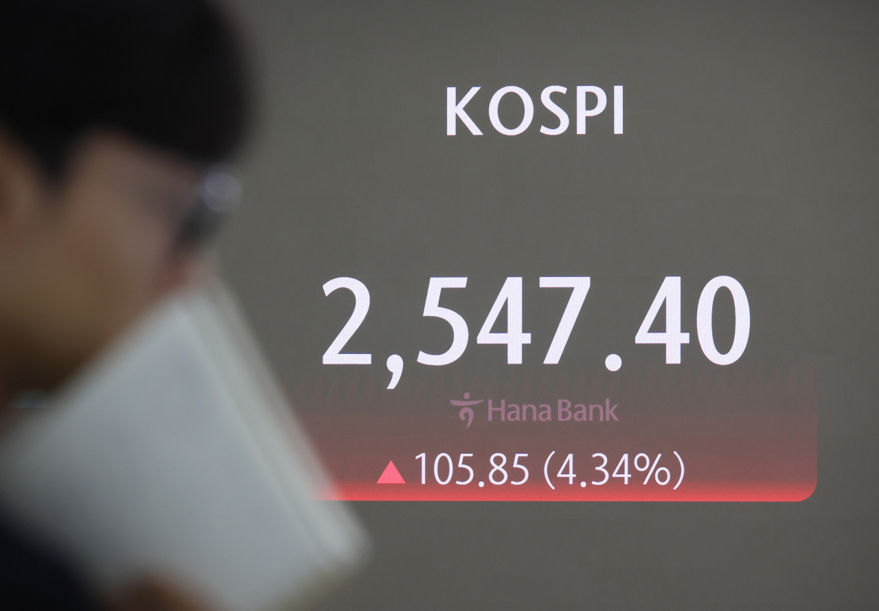 코스피 3.30% 오른 2520대 마감…코스닥 6% 상승 730대 [투자360]