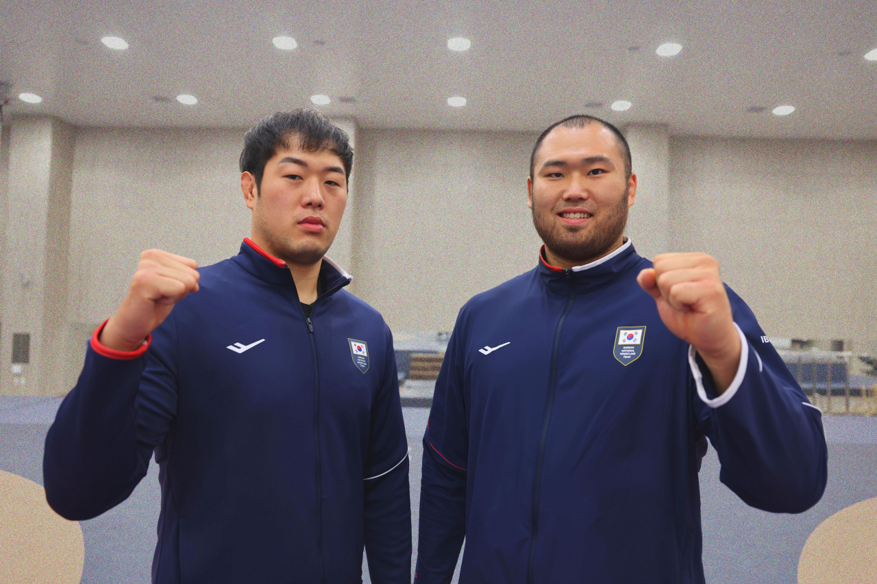 (왼쪽부터) 2024 파리 올림픽에 출전한 김승준과 이승찬. [연합]