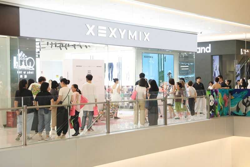 젝시믹스 중국 톈진 매장. [브랜드엑스코퍼레이션 제공]
