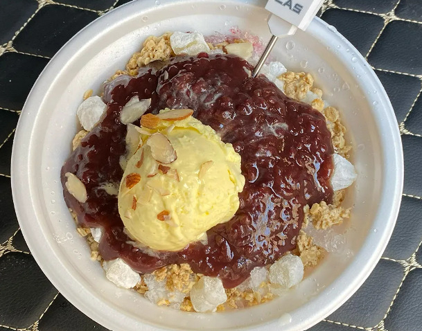 배달 팥빙수 [배달의민족 제공]
