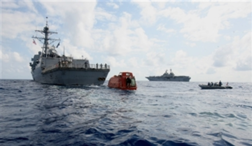 미국의 중형 항공모함급 강습상륙함 복서함(USS BOXER·LHD-4)이 9일 부산작전기지로 입항했다. 자료사진. [미 국방부 홈페이지]